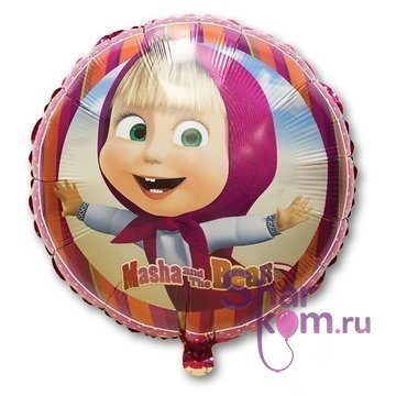 Фольгированный шар "Поздравляет Маша"