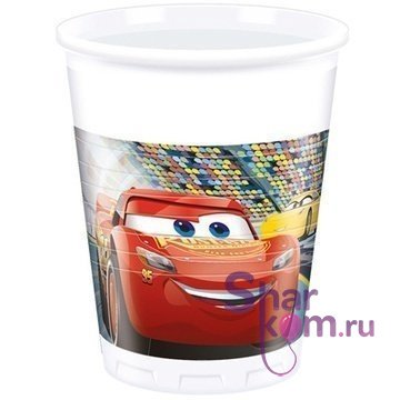 Набор стаканов "Тачки" 8 шт.