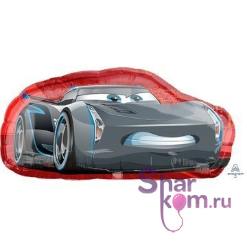 Фигура "Гоночная машина.Серая" 88 см