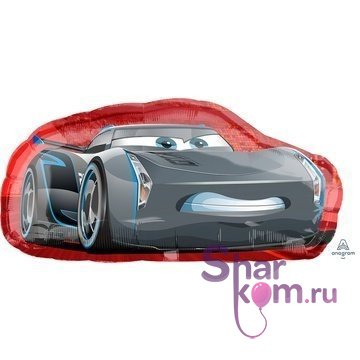 Фигура "Гоночная машина.Серая" 88 см