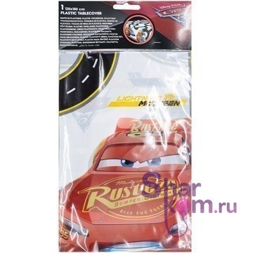 Скатерть "Тачки" 1,2 х 1,8 м.