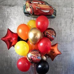 Композиция из шаров "Поздравляем чемпиона"