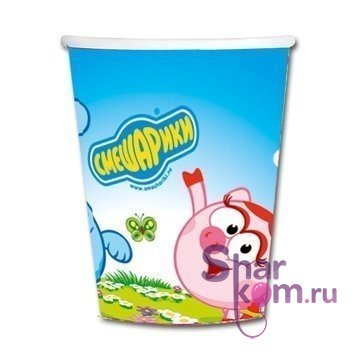 Стаканы "Смешарики" 8 шт.