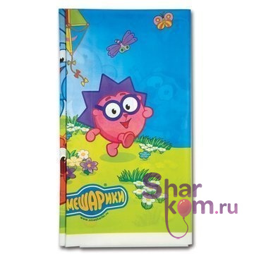 Скатерть "Весёлые Смешарики" 1,4 х 2,6 м.