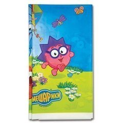 Скатерть "Весёлые Смешарики" 1,4 х 2,6 м.