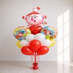 Композиция из шаров "С днём Рождения"