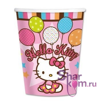 Набор стаканов "Хеллоу Китти" (Hello Kitty) 8 шт.