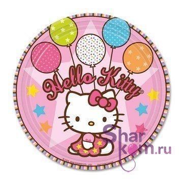Тарелки "Хеллоу Китти" (Hello Kitty) 8 шт.