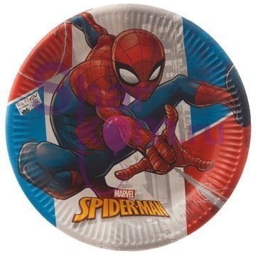 Тарелки "Супер Человек-паук" 8 шт.