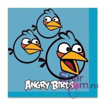 Салфетки "'Энгри Бердс (Angry Birds)" 16 шт.