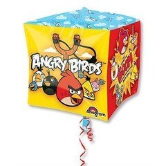 Фольгированный квадрат "Чудесные Энгри Бердс (Angry Birds)"