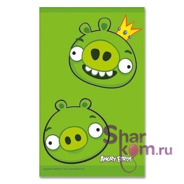 Скатерть "Энгри Бердс (Angry Birds)" 1,4 х 2,6 м.