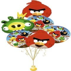 Композиция из шаров "Энгри Бердс (Angry Birds)"