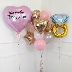 Композиция из шаров "Женская сила"