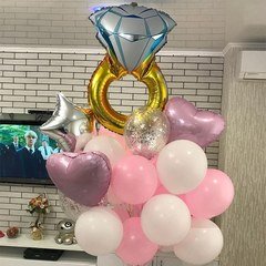 Композиция из шаров "Нежное ассорти"