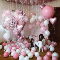 Композиция из шаров "Красочное ассортиr"
