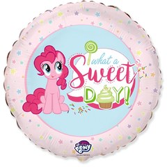 Фольгированный круг "Сладкий день (Sweet day)"