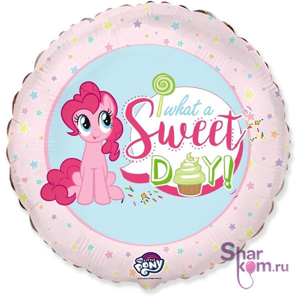 Фольгированный круг "Сладкий день (Sweet day)"