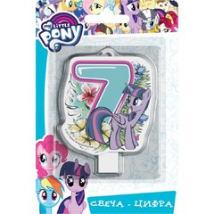 Свеча 7 "Пони" 8 см.