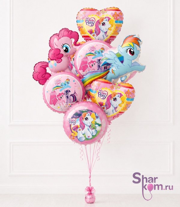 Композиция из шаров "Мой Пони (My Pony)"