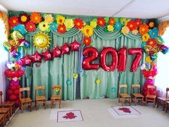 Комплексное оформление "Выпускной" с цифрами