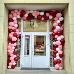 Арка из воздушных шаров "Винная любовь"