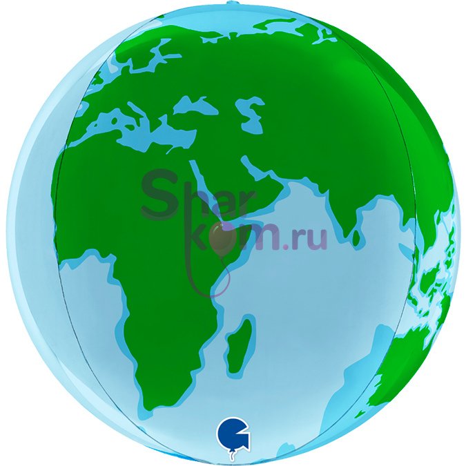 Шар Сфера 3D, "Планета Земля" 46 см.