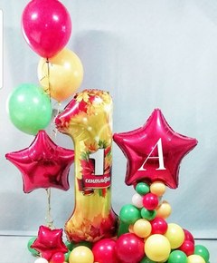 Композиция из шаров "Первоклашка"
