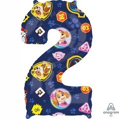Цифра 2 "Щенячий патруль"