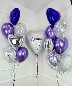 Композиция из шаров "Для любимой" - 17