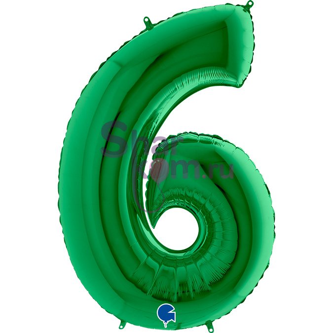 "Цифра 6" Зеленая