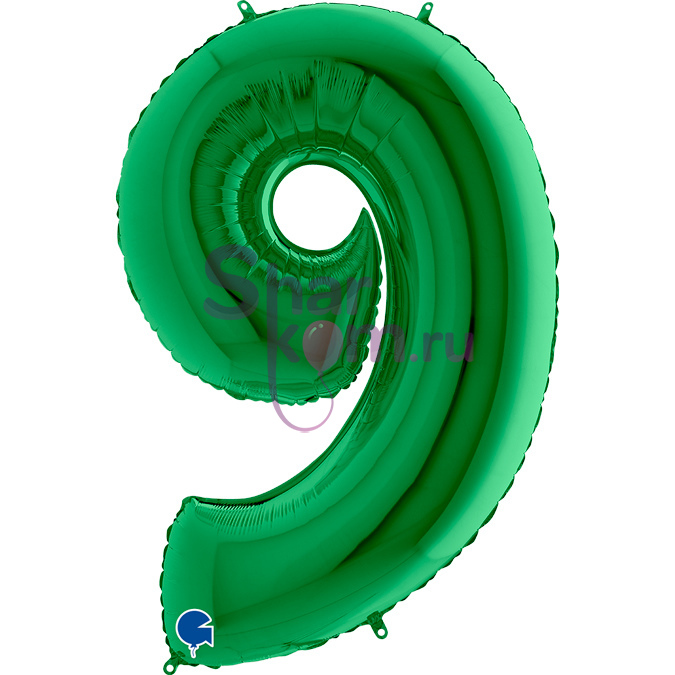 "Цифра 9" Зеленая