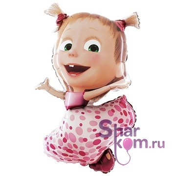 Фольгированная фигура "Маша" с хвостиками