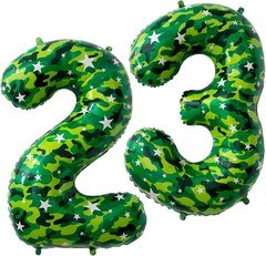 Набор фольгированных цифр "23 февраля"
