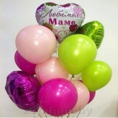 Композиция из шаров "С 8 Марта!" Спринг