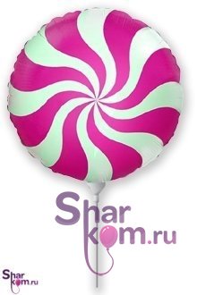 Фольгированная Мини-фигура "Розовый леденец"