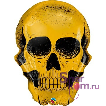 Фигура "Золотой череп" 91 см.