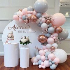 Фотозона "Круглая с гирляндой из шаров" - 4