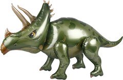 Ходячий шар "Трицератопс" Зеленый, 102 см