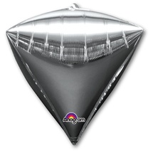 Объемный шар Конус 3Д серебряный (Silver)