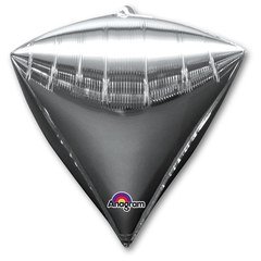 Объемный шар Конус 3Д серебряный (Silver)