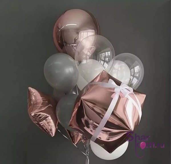 Композиция из шаров "Подарок от коллег"