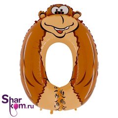 Цифра "0" Обезьяна