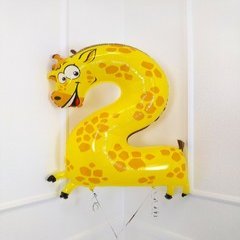 Цифра "2" Жираф