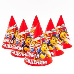 Колпаки "Щенячий патруль" красные