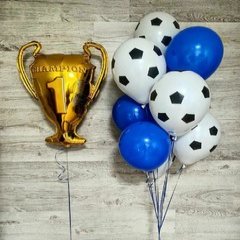 Композиция из шаров "Кубок для мальчика"