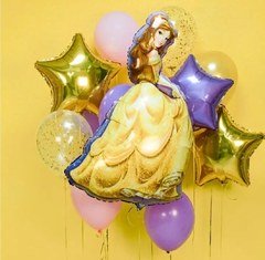 Композиция из шаров "Принцесса Белль"
