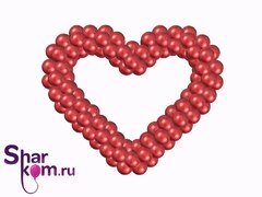 Красное сердце