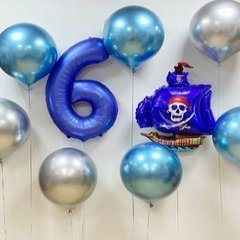 Композиция из шаров "Морская сага"