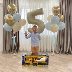 Композиция из шаров "Бежевый пати бум!"